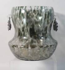 Rare Panton Retro Design Glass Vase With Handle For Flowers 70s