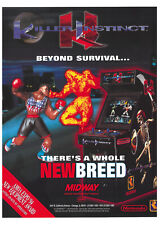 Killer Instinct by Ninetendo Video Arcade Flyer / Brochure / Ad