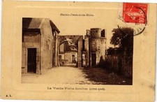 Old postcard St-JEAN-aux-BOIS-The Old Fortified Gate (264650)