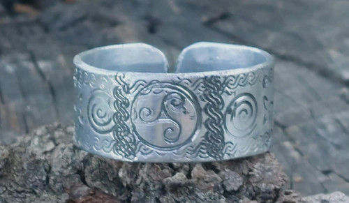 Bague artisanale triskèle - artisanale,