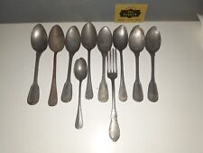 Lot de Couverts Francais Epoque Ww1 Ww2 - Objet Du Poilu Wwi / Wwii