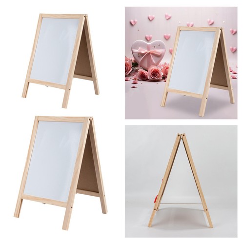 Tableau blanc double face - blanc,