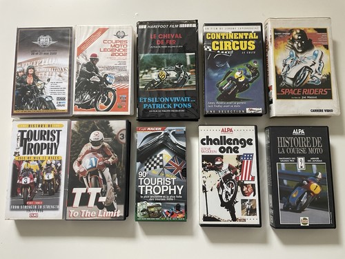 Lot vhs moto continental