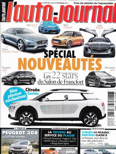 Auto journal septembre 2013 - journal,
