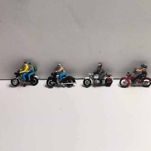 Moto miniature peinte noire