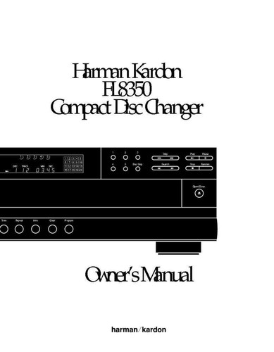 Harman kardon 8350 - kardon, cd