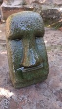  Statue visage Moai , ile de