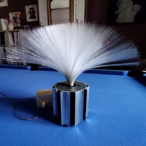 Lampe fibre optique vintage - lampe,
