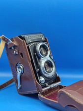 Rolleiflex T Model K8 T1 Twin Lens Film Camera Working w/ Tessar 75mm F/3.5