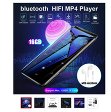 MP3 Lecteur Bluetooth USB Musique Portable Vocal MP4 16G Radio Mini Ecouteurs FR