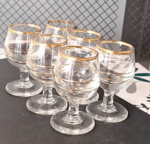 Lot anciens verres - 6,