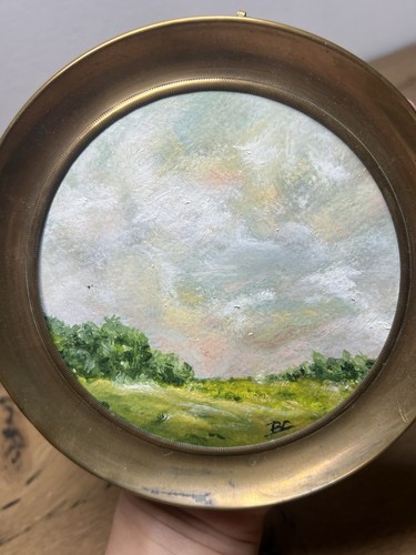 Peinture huile paysage - À, l’huile