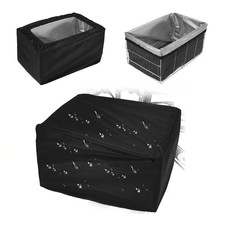 Housse imperméable panier vélo Oxford 420D 42x33x25cm noir