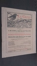 REVUE LA GRIVE N°87 JUILLET