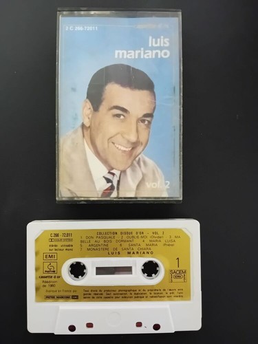 Audio luis mariano - k7,