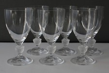 6 red wine glasses crystal d'Arques model Lucia H 13.8 cm