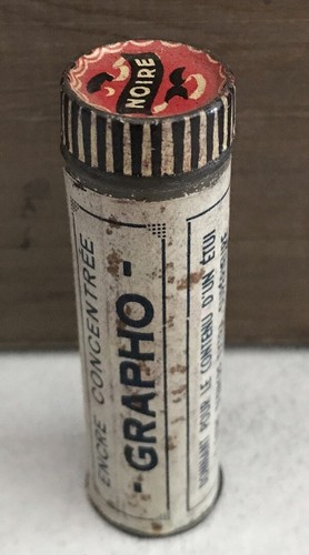 Ancien tube encre poudre - ancien,