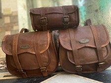 Cuir Moto Selle Sac Cuir