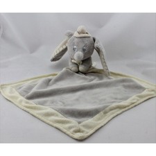 Doudou plat éléphant gris