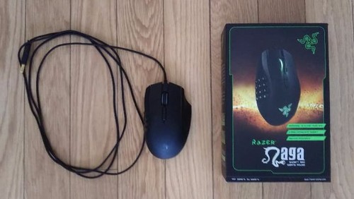 Souris jeu razer naga noire - souris, de