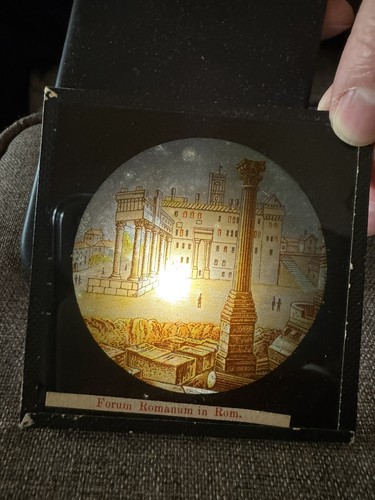 Plaque verre lanterne - verre,