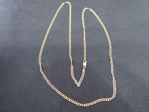 Chaine maille marine - en, or
