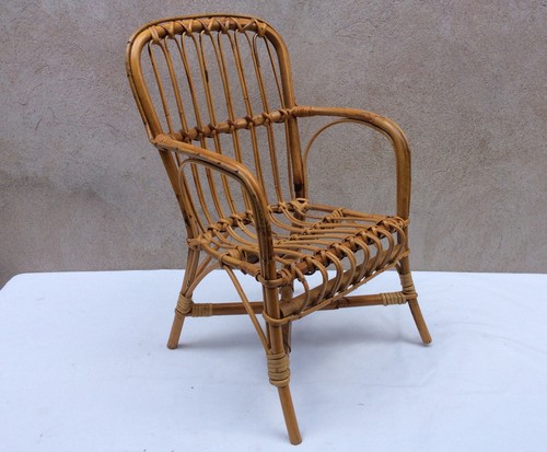 Fauteuil rotin osier enfant - fauteuil,