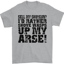 Vendez Mon Fusil De Chasse ? T-Shirt Pour Homme De Tracteur Agricole 100 % Coton