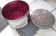 JACQUES BREL BOITE EN FER VIDE