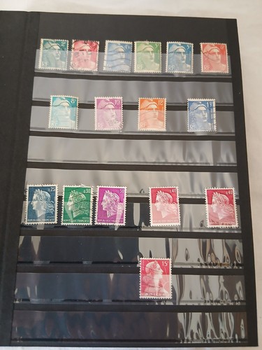 Ancien album timbres france - timbres,