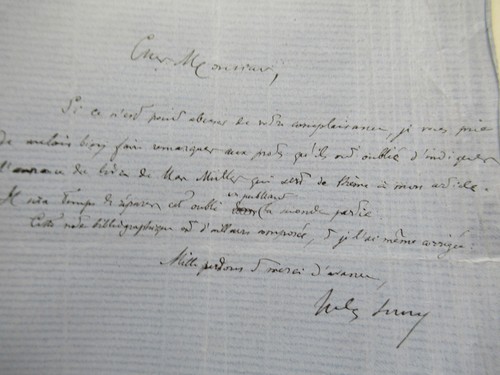 Jules soury autographe signé - soury,