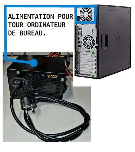 Alimentation 500watts pour - 500watts,