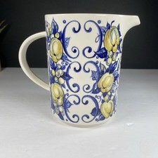 Vintage Villeroy & Boch Cadiz Porcelain Pitcher Made In Luxembourg