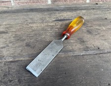 Vintage 1 1/2” 38mm Marples Shamrock Splitproof Wood Chisel Old Tool