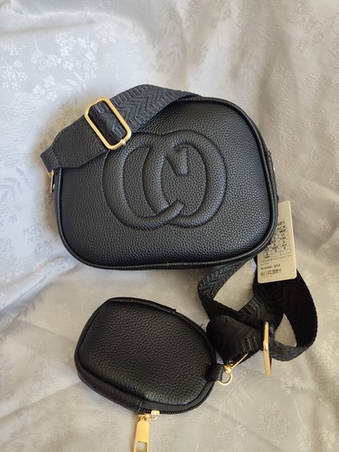 Sac bandoulière femme noir