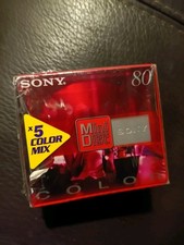  Minidisc Sony Color   Pack 5.  / 80 min