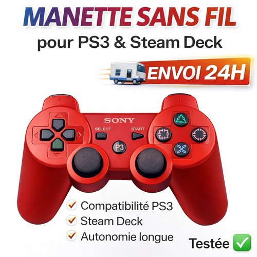 Manette jeu ps3 bluetooth - manette,