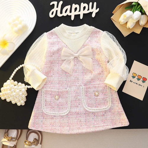 Robe princesse enfant nœud - robe, à