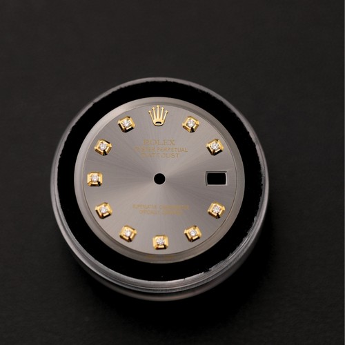 Rolex cadran gris - gris, sans