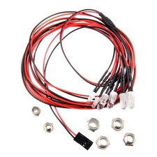 Phares Feu Arrière Pour 1/5 1/8 1/10 1/12 1/16 RC Car Truck 6 LED Light Kit