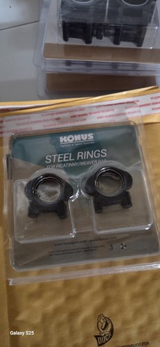 Konus scope rings low - 1",