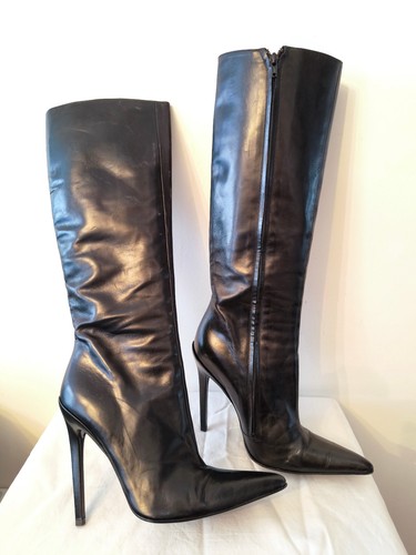 Bottes noir vintage - bottes, "vintage