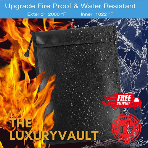 2000 fire proof money - fire, bag