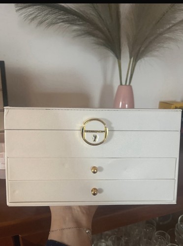 Boîte bijoux blanche avec - blanche,
