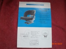 OLD ADVERTISING LEAFLET SEAT BUCKET FENWICK - HANDLING