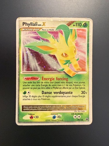 Carte pokémon phyllali - pokémon, x