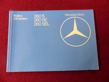 Notice entretien pour mercedes