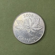 2006 Royal Canadian Mint RCM Test Token/Medal - 7.4 Grams - 27mm Rare Maple Leaf