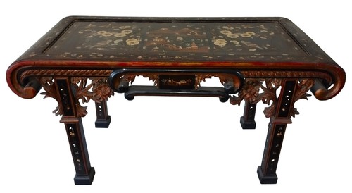 Table autel chinois bois - table,