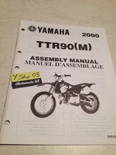 Yamaha TTR90 ( M ) TTR 90 2000 setup manuel assemblage préparation 